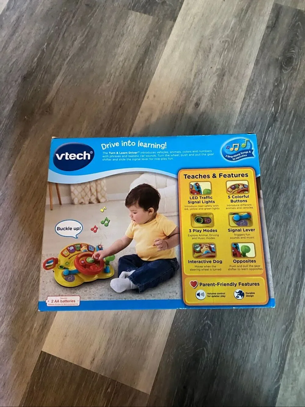 VTech Turn & Learn Driver Baby Learning Fun Colors Motor Skills Pretend New Toy